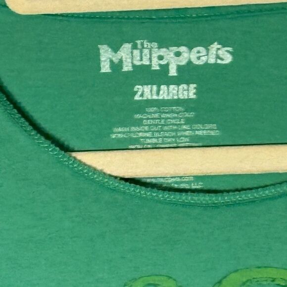 Muppets Kermit The Frog green tshirt Being green since before it was cool  xxl - Picture 2 of 4